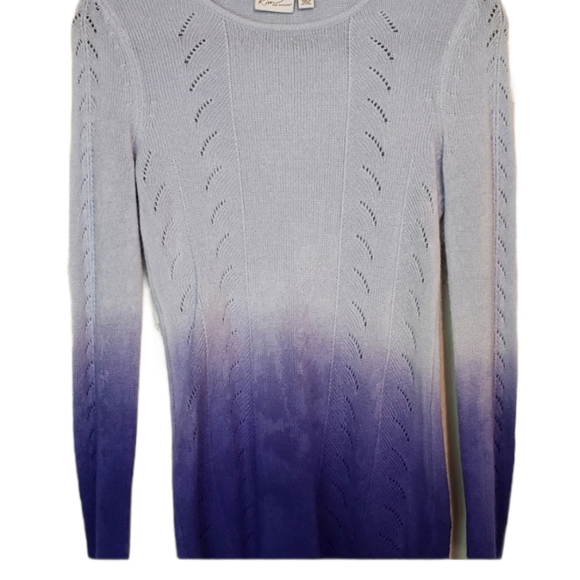 Kim Rogers Sweaters - Kim Rogers Blue Ombre Sweater
